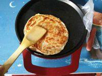 培根烤肠手抓饼的做法步骤7