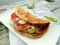 培根烤肠手抓饼的做法步骤17