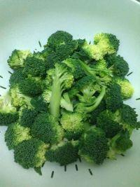 西兰花炒肉的做法步骤1