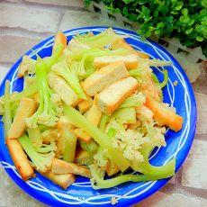 花菜炒豆腐