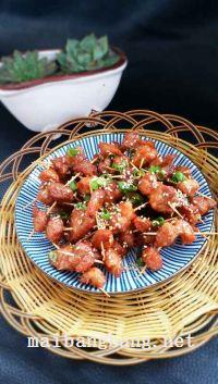 牙签肉的做法步骤7