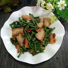 腊肉炒豇豆