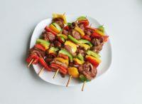 彩椒鸡胗串的做法步骤6