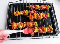 彩椒鸡胗串的做法步骤7