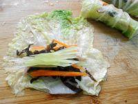 蒸白菜卷的做法步骤5