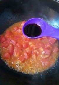 西红柿烧花菜的做法步骤7