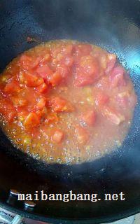 西红柿烧花菜的做法步骤8