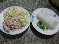 猪肉花菜煮粉丝的做法步骤1
