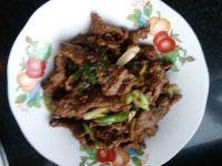 牛肉小炒的做法步骤10