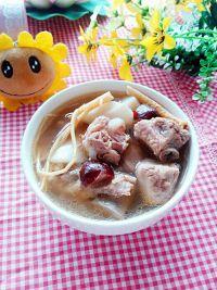 野淮山排骨汤的做法步骤8