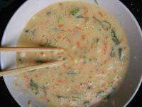 黄瓜胡萝卜鸡蛋饼的做法步骤7