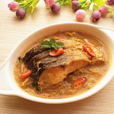 有机酸菜炖鱼
