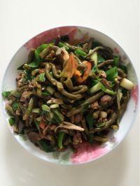 酸豇豆炒鸡胗的做法步骤9