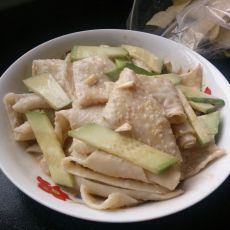 黄瓜拌面皮