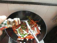 双椒炒香干的做法步骤10