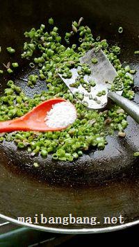 蚝油空心菜炒肉末的做法步骤5