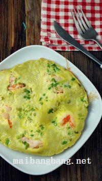 虾仁蛋的做法步骤7